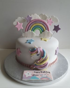 Pastels unicorn & rainbow